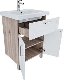 Iddis Мебель для ванной New Sena 60 белая/светлое дерево – фотография-6